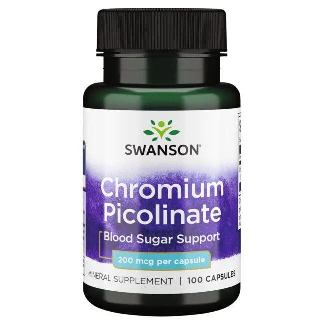 Swanson - Chromium Picolinate, 200mcg - 100 caps