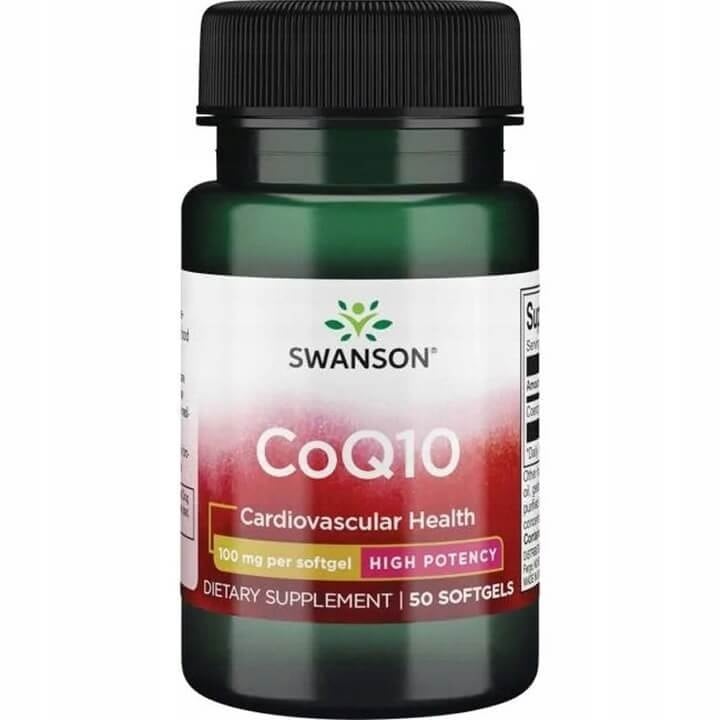 Swanson - CoQ10 100 mg, 50 softgels