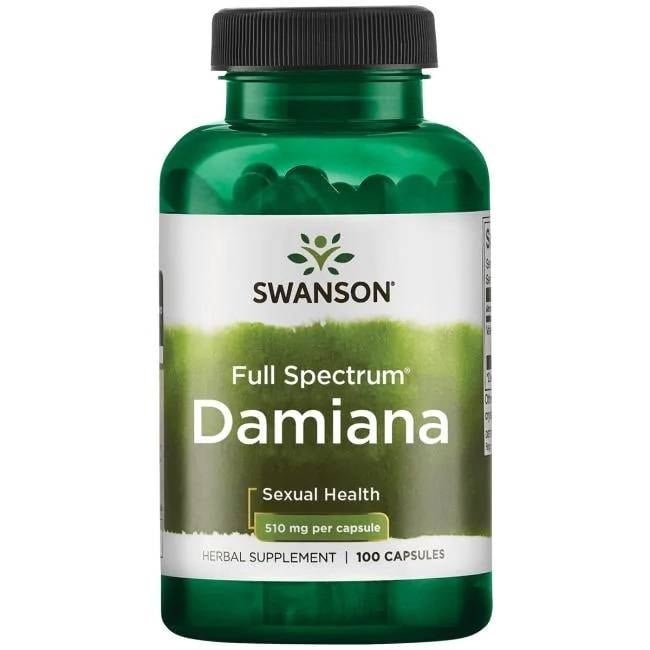 Swanson - Damiana 510 mg - 100 kapsler