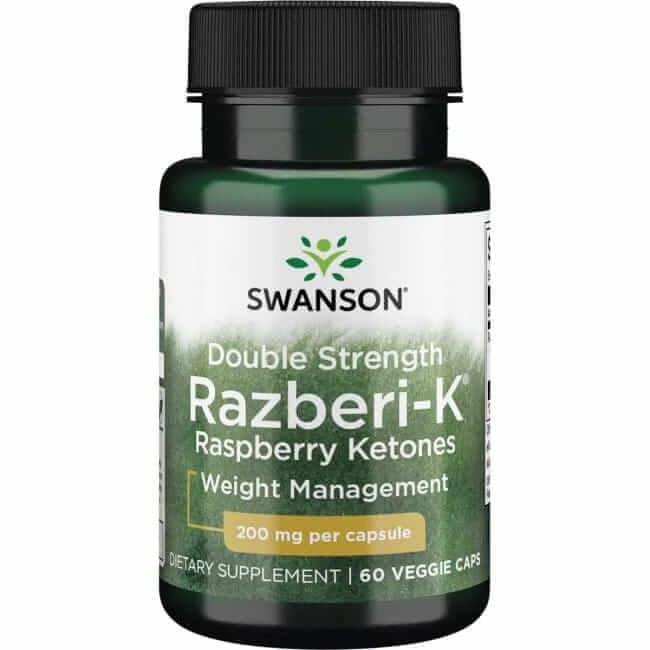 Swanson - Double Strength Razberi-K, 200mg - 60 vcaps