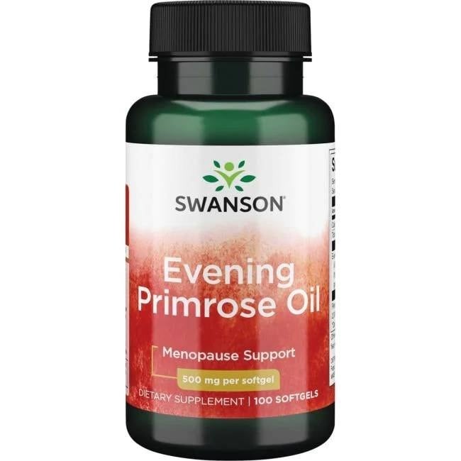 Swanson - Evening Primrose Oil, 500mg - 100 softgels