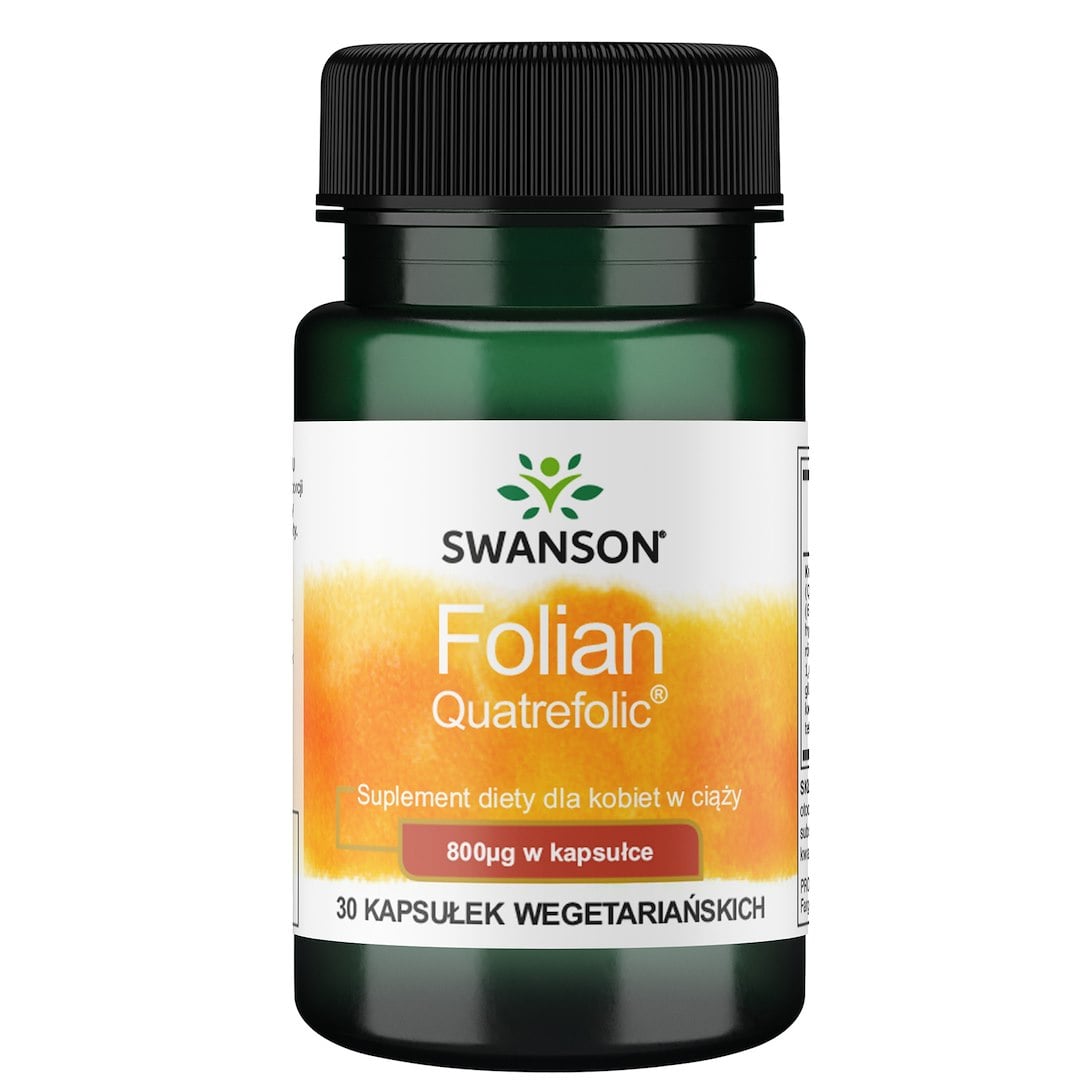 Swanson - Folate (5-Methyltetrahydrofolic Acid), 800mcg - 30 vcaps