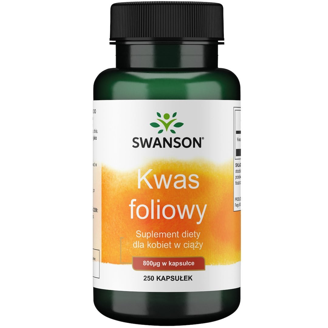 Swanson - Folic Acid, 800mcg - 250 caps
