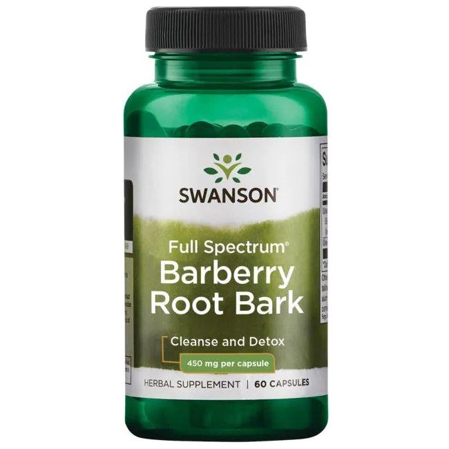 Swanson - Full Spectrum Barberry Root Bark, 450mg - 60 caps