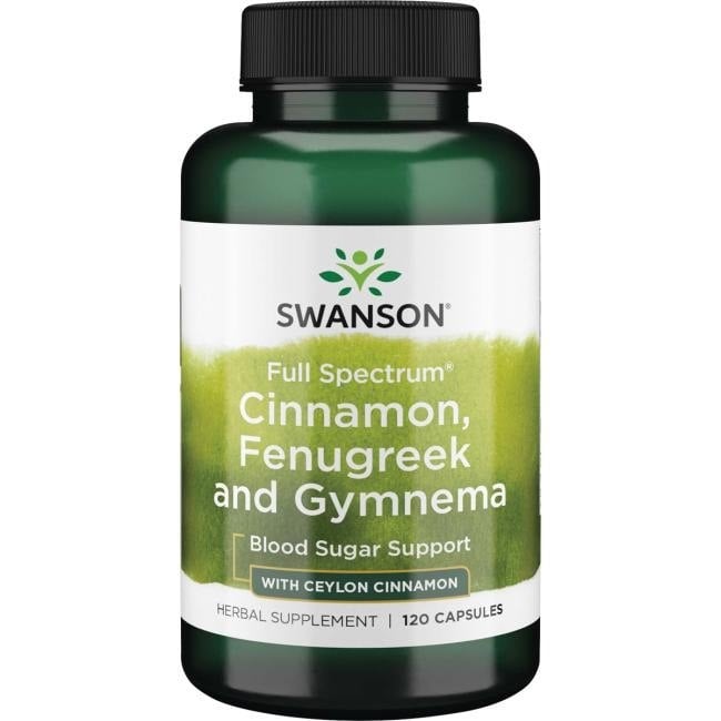 Swanson - Full Spectrum Cinnamon, Fenugreek and Gymnema - 120 caps
