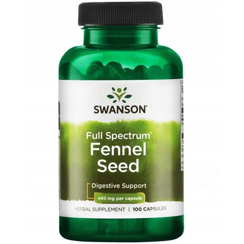 Swanson - Full Spectrum Fennel Seed, 480mg - 100 caps