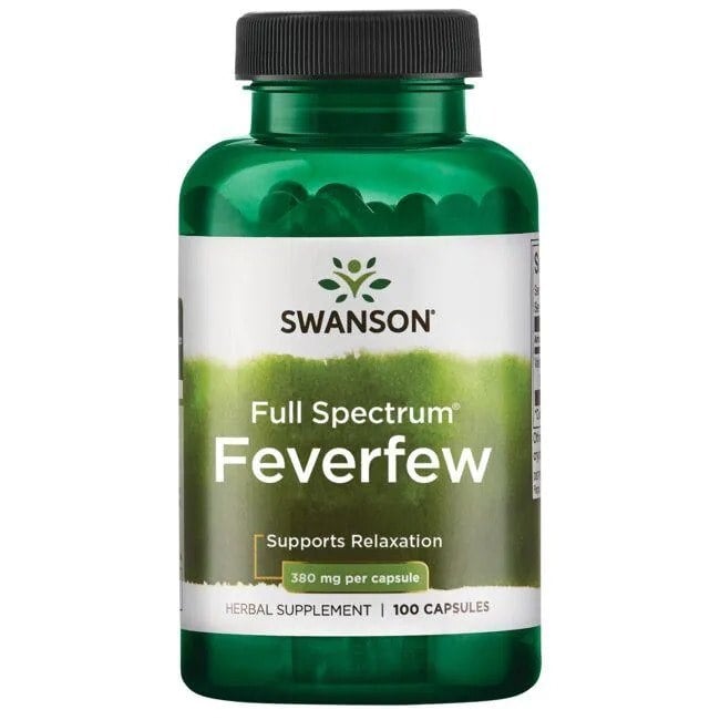 Swanson - Full Spectrum Feverfew, 380mg - 100 caps