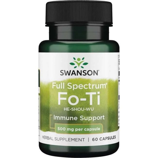 Swanson - Full Spectrum Fo-Ti 500 mg - 60 kapsler
