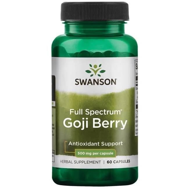Swanson - Full Spectrum Goji Berry, 500mg - 60 caps
