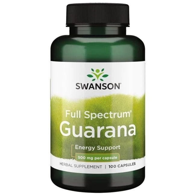 Swanson - Full Spectrum Guarana, 500mg - 100 caps