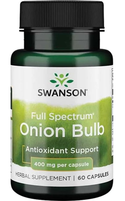 Swanson - Full Spectrum Onion Bulb, 400mg - 60 caps