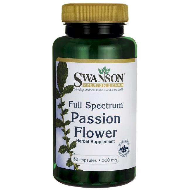 Swanson - Full Spectrum Passion Flower, 500mg - 60 caps