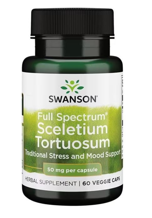 Fuldspektrum Sceletium Tortuosum, 50 mg - 60 vegetabilske kapsler