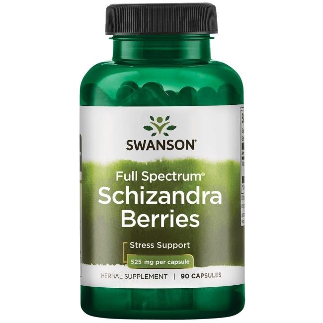 Swanson - Full Spectrum Schizandra Bær 525 mg - 90 kapsler