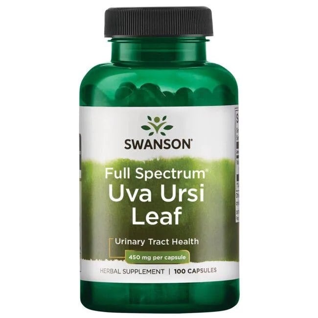 Swanson - Full Spectrum Uva Ursi Leaf, 450mg - 100 caps
