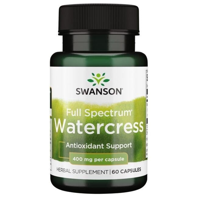 Swanson - Full Spectrum Watercress, 400mg - 60 caps billede