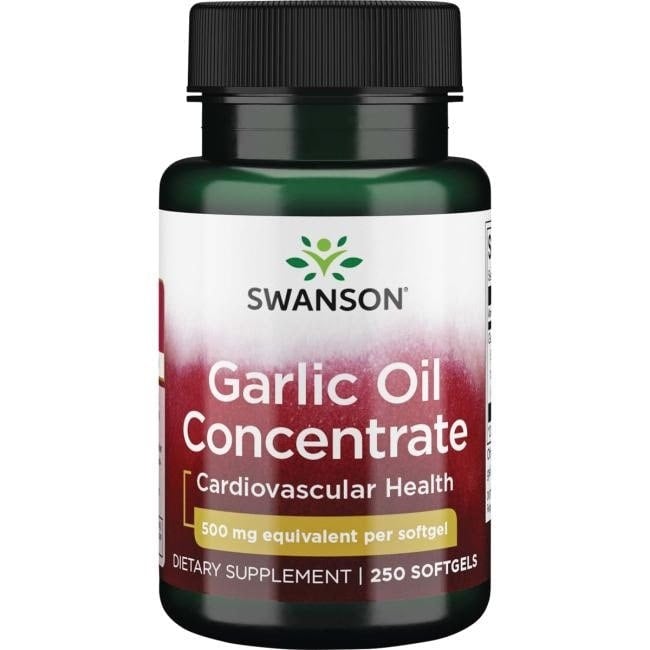 Swanson - Garlic Oil Concentrate, 500mg - 250 softgels