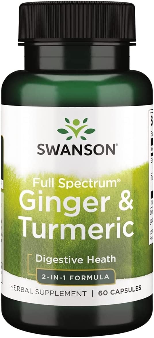 Full Spectrum Ginger & Turmeric 2-in-1 Formula 60 kapsler