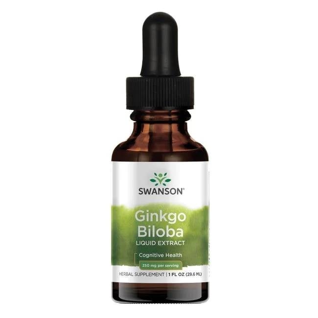 Swanson - Ginkgo Biloba Flydende Ekstrakt 29,6 ml