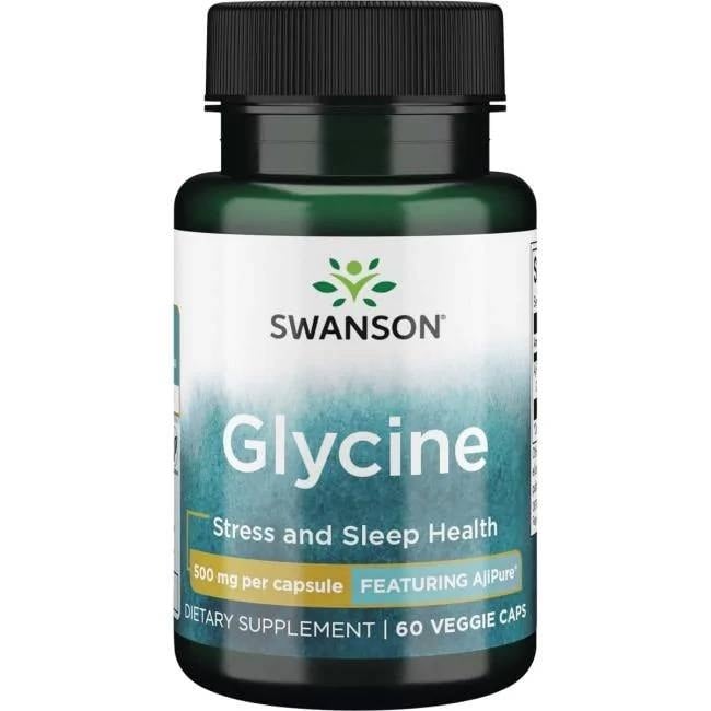 Swanson - Glycine, 500mg - 60 vcaps