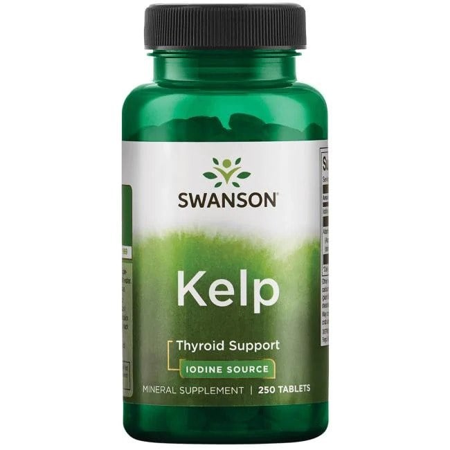Swanson - Kelp Iodine Source - 250 tablets