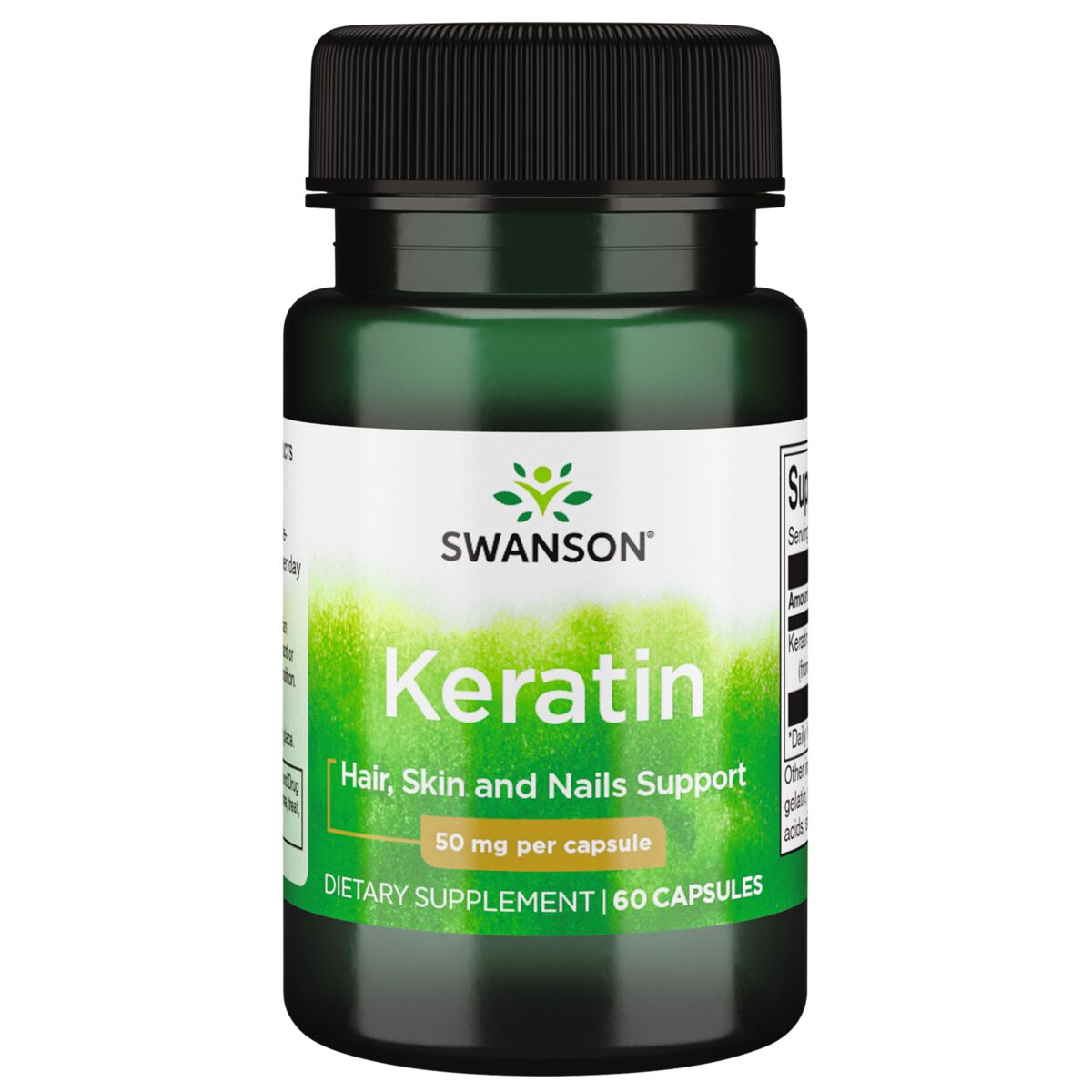 Swanson - Keratin, 50mg - 60 caps