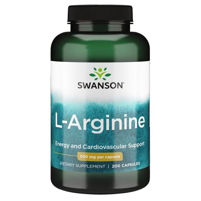 Swanson - L-Arginine, 500mg - 200 caps