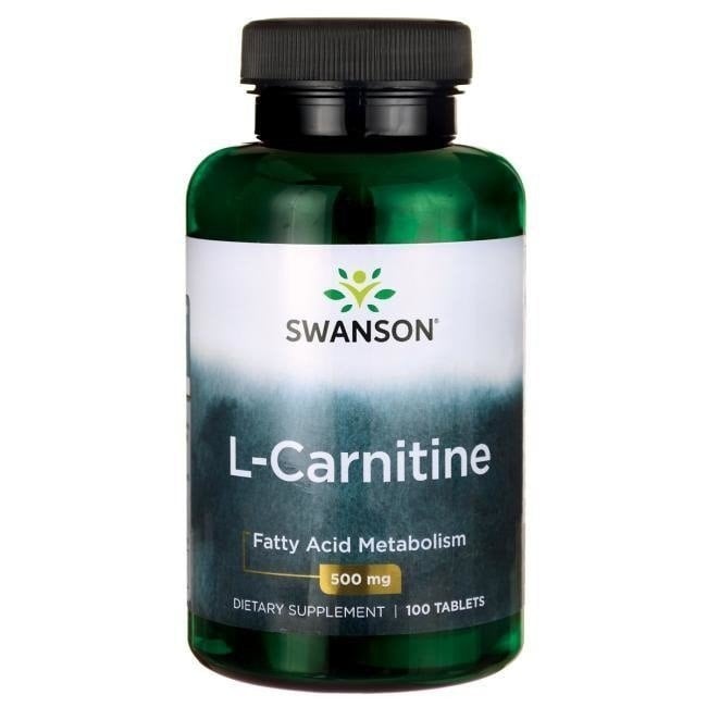 Swanson - L-Carnitine 500 mg, 100 tabletter