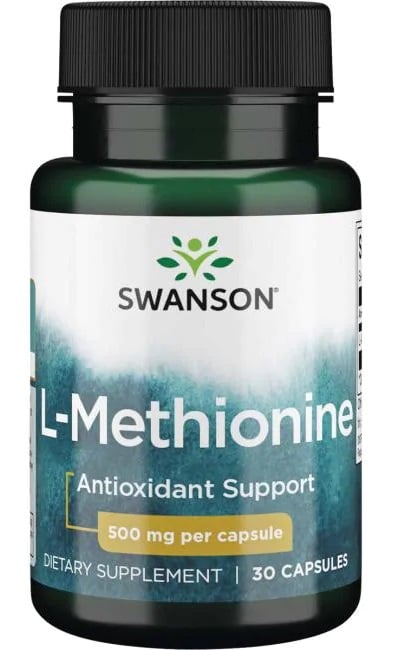 Swanson - L-Methionine, 500mg - 30 caps