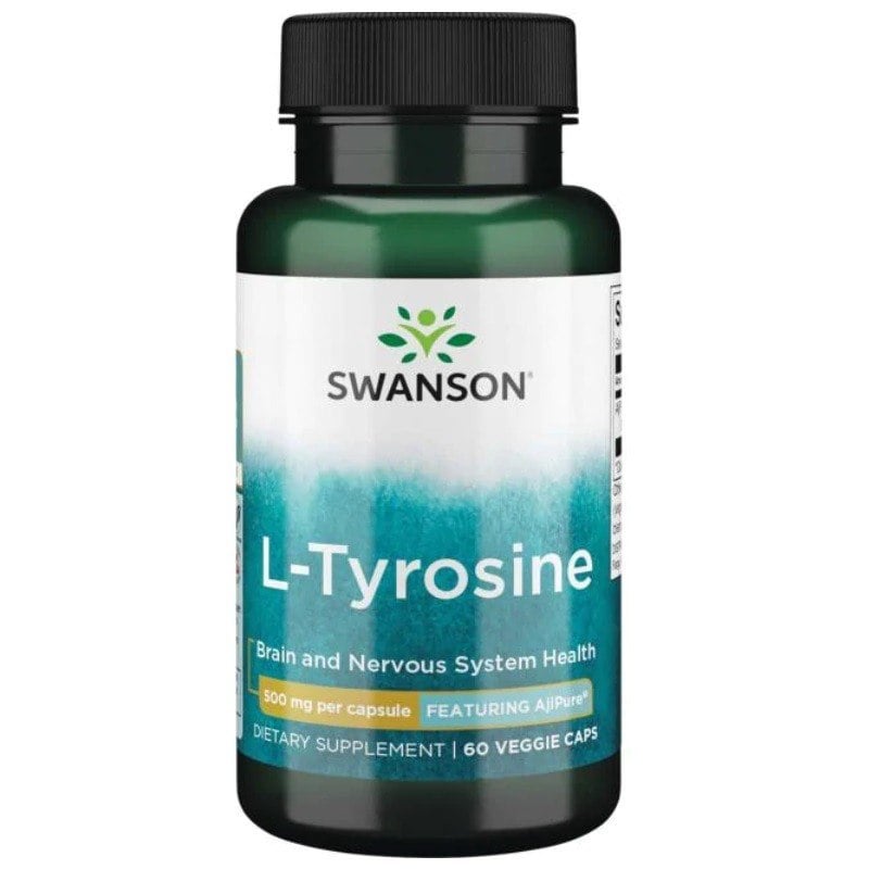 Swanson - L-Tyrosine 500 mg, 60 vcaps