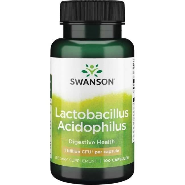 Swanson - Lactobacillus Acidophilus, 1 billion CFU - 100 caps