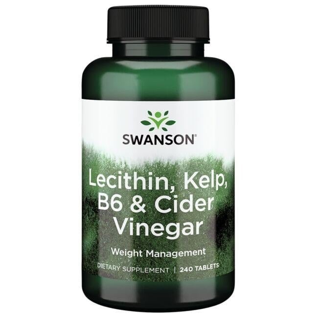 Swanson - Lecithin, Kelp, B6 & Cider Vinegar - 240 tablets