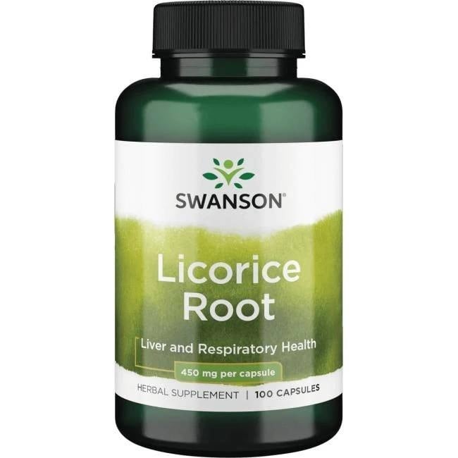 Swanson - Licorice Root, 450mg - 100 caps