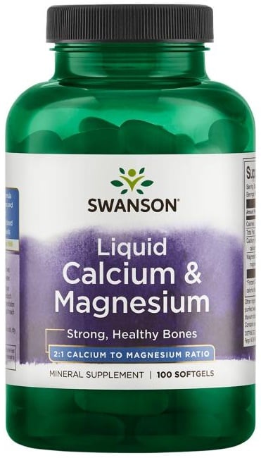 Swanson - Liquid Calcium & Magnesium - 100 softgels