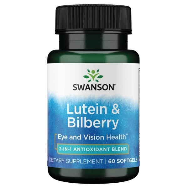 Swanson - Lutein & Blåbær 60 softgels