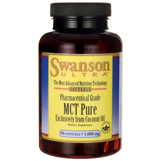 Swanson - MCT Pure, 1000mg - 90 softgels