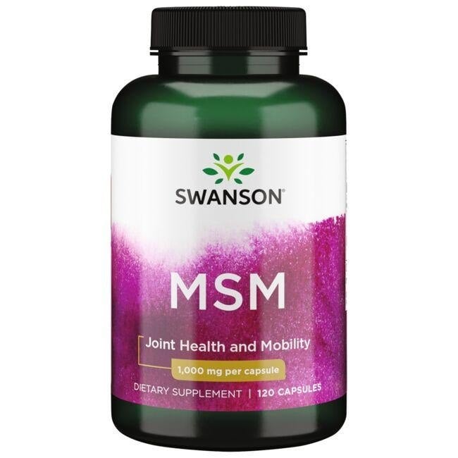 MSM Methylsulfonylmethane, 1000mg - 120 kapsler