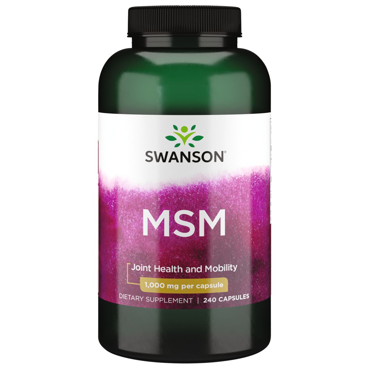MSM Methylsulfonylmethan, 1000 mg - 240 kapsler