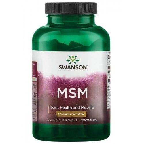 MSM Methylsulfonylmethan, 1500 mg - 120 tabletter