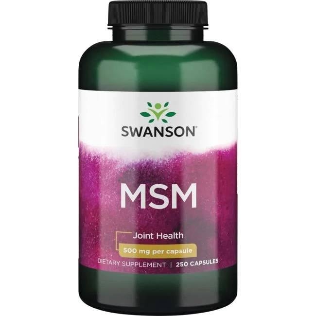Swanson - MSM, 500mg - 250 caps