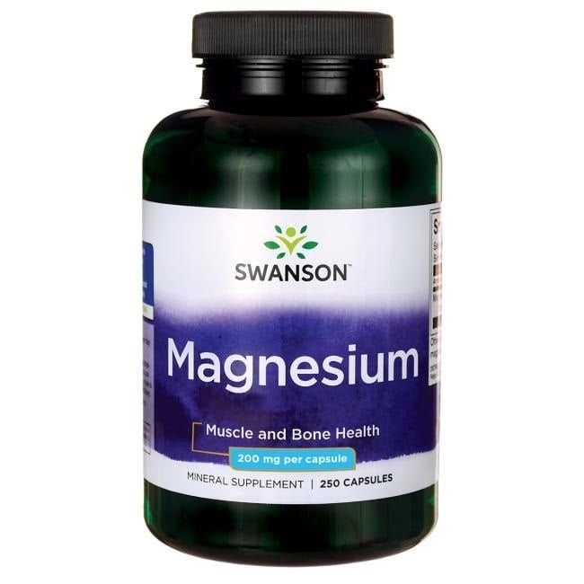 Swanson - Magnesium, 200mg - 250 caps