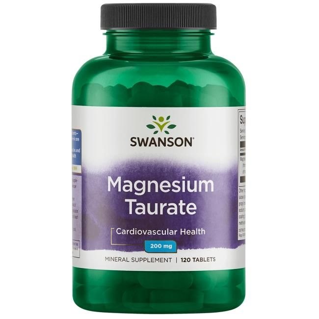 Swanson - Magnesium Taurat 100 mg, 120 tabletter