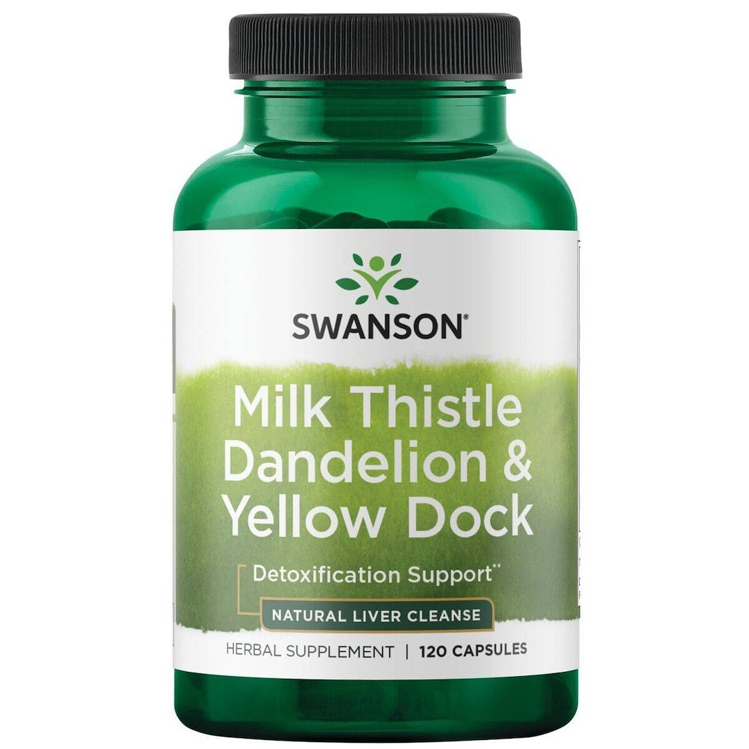 Swanson - Milk Thistle Dandelion & Yellow Dock - 120 caps