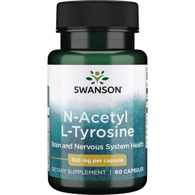 Swanson - N-Acetyl L-Tyrosine, 350mg - 60 caps