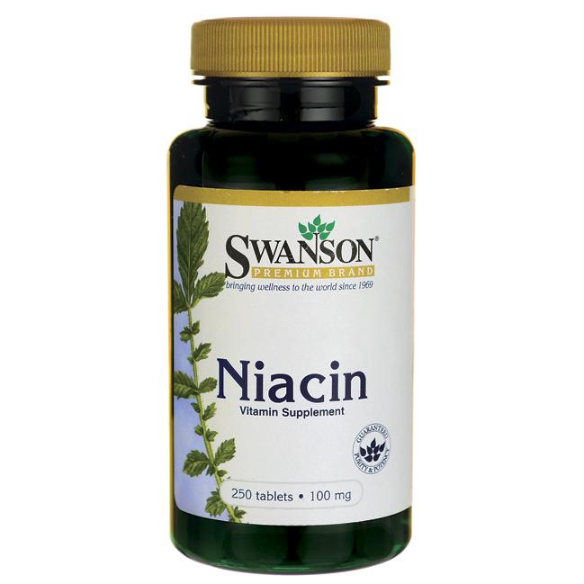 Swanson - Niacin, 100mg - 250 tablets