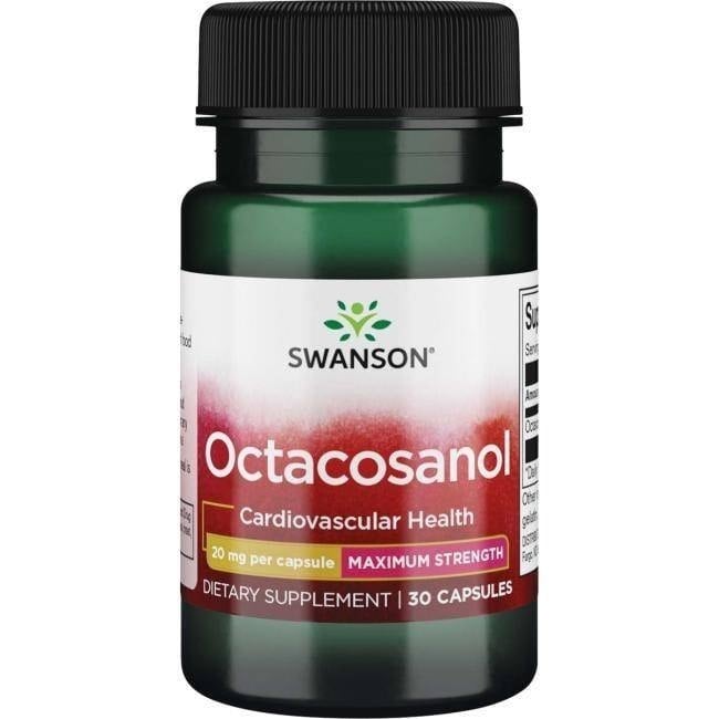 Swanson - Octacosanol, Maximum-Strength 20mg - 30 caps