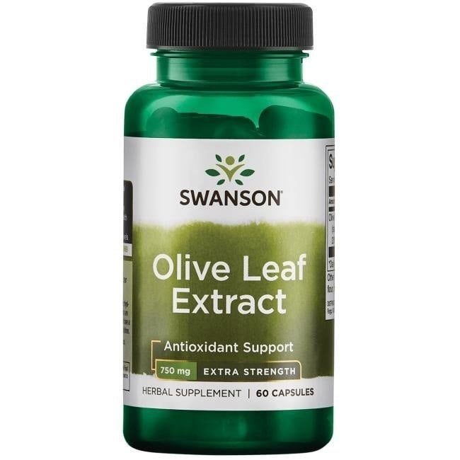 Swanson - Olive Leaf Extract, 750mg Super Strength - 60 caps