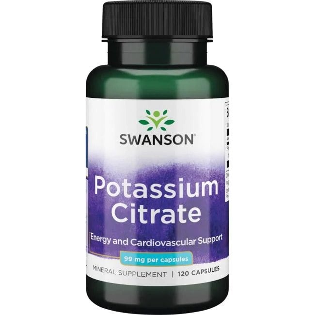 Swanson - Potassium Citrate, 99mg - 120 caps