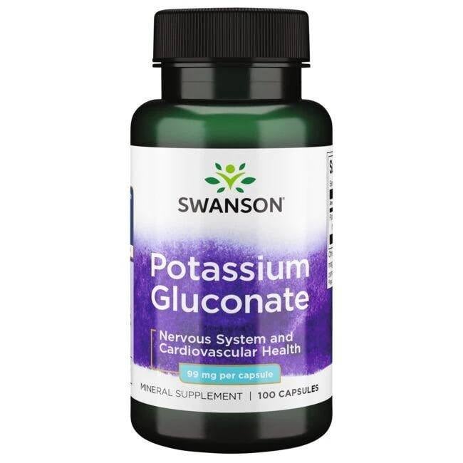 Swanson - Potassium Gluconate, 99mg - 100 caps