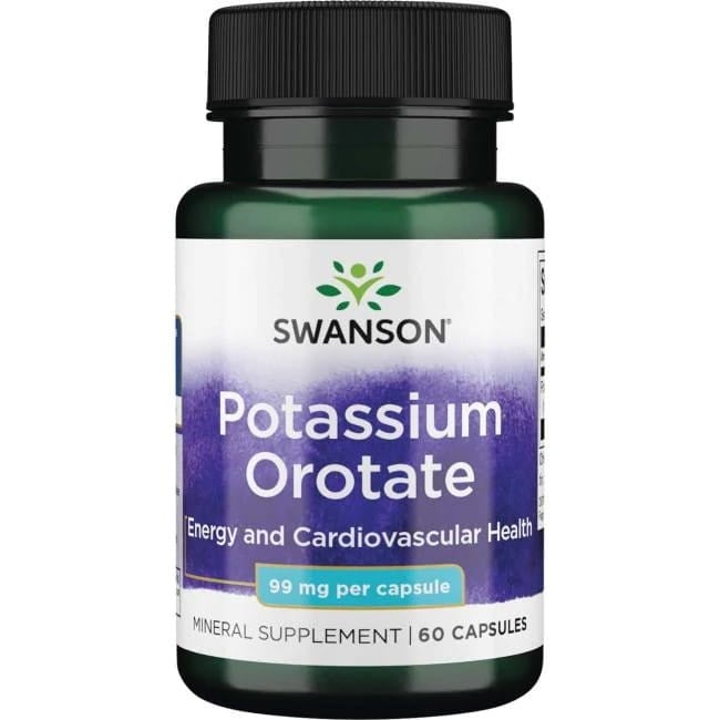 Swanson - Potassium Orotate, 99mg - 60 caps